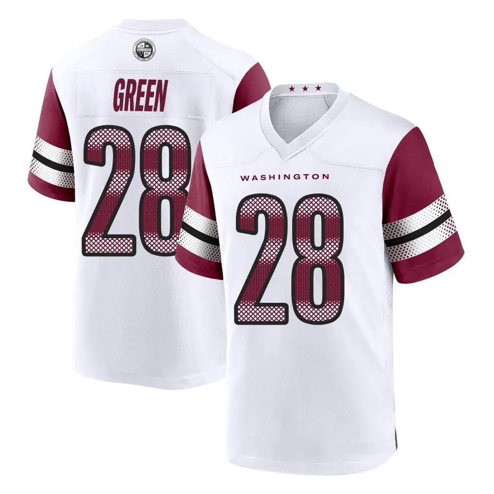 W.Commanders #28 Darrell Green Player White Home Game Football Jerseys football jersey product view 1