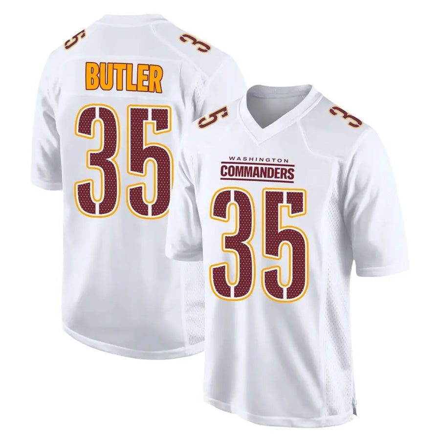 W.Commanders #35 Percy Butler Player White Tundra Fashion Game Football Jerseys football jersey product view 1