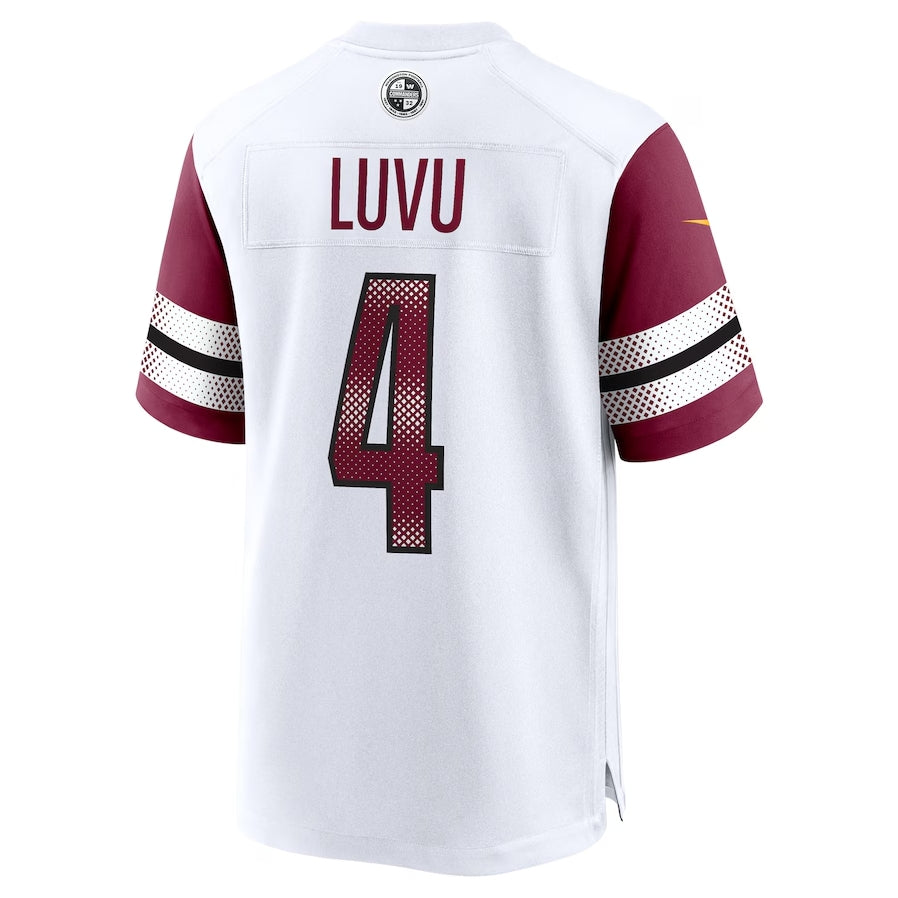 W.Commanders #4 Frankie Luvu Player White Game Stitched American Football Jerseys football jersey product view 1
