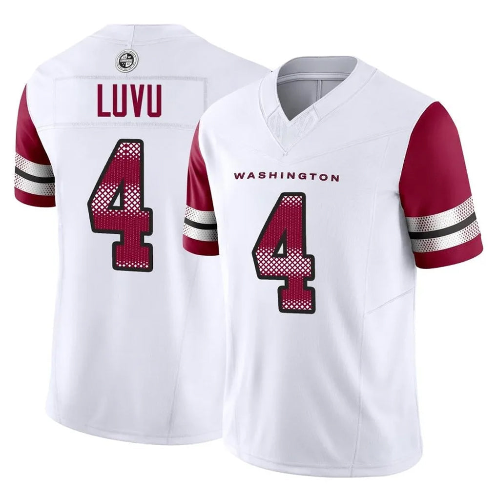 W.Commanders #4 Frankie Luvu Player White Vapor F.U.S.E. Limited Football Jerseys football jersey product view 1