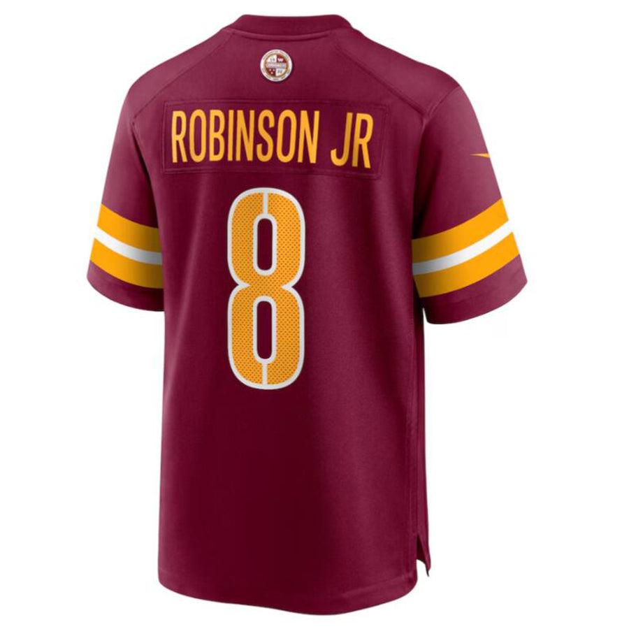 W.Commanders #8 Brian Robinson Player Burgundy Home Game Football Jerseys football jersey product view 1