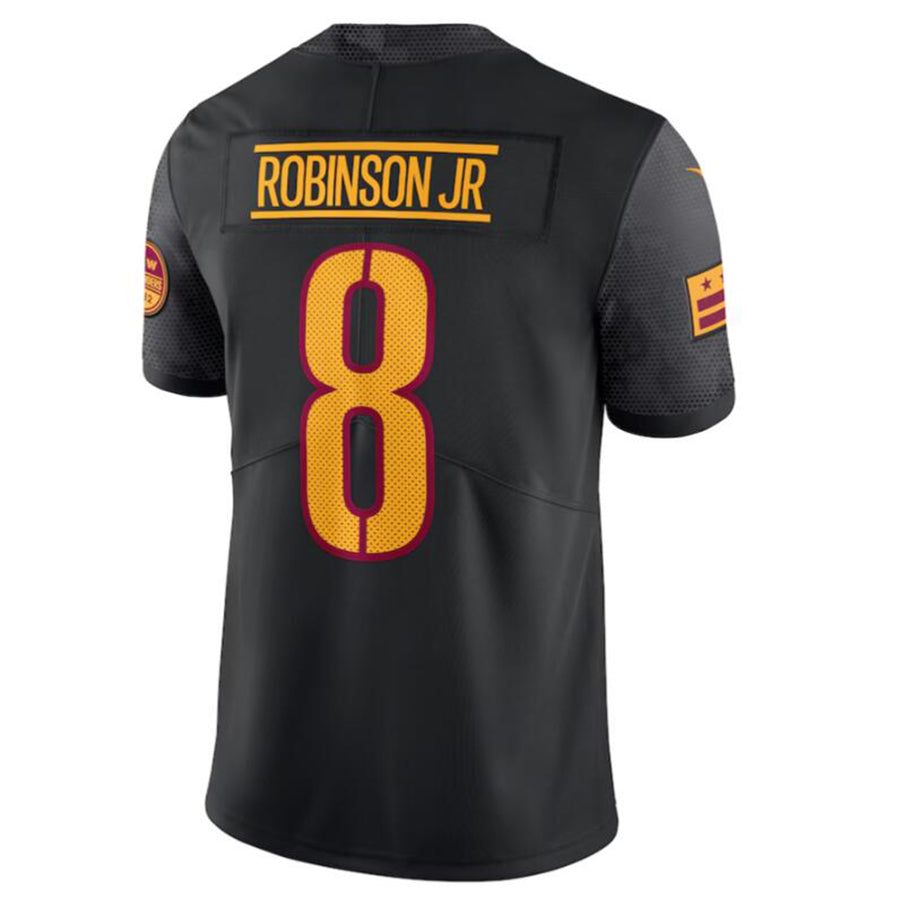 W.Commanders #8 Brian Robinson Jr. Player Black Vapor Untouchable Limited Football Jerseys football jersey product view 1