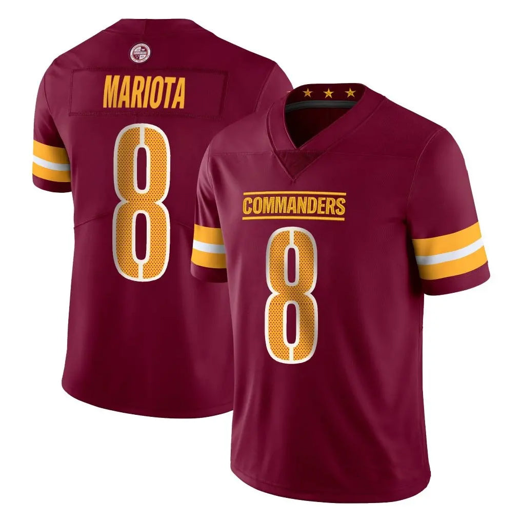 W.Commanders #8 Marcus Mariota Player Burgundy Vapor F.U.S.E. Limited Football Jerseys Football Jerseys football jersey product view 1