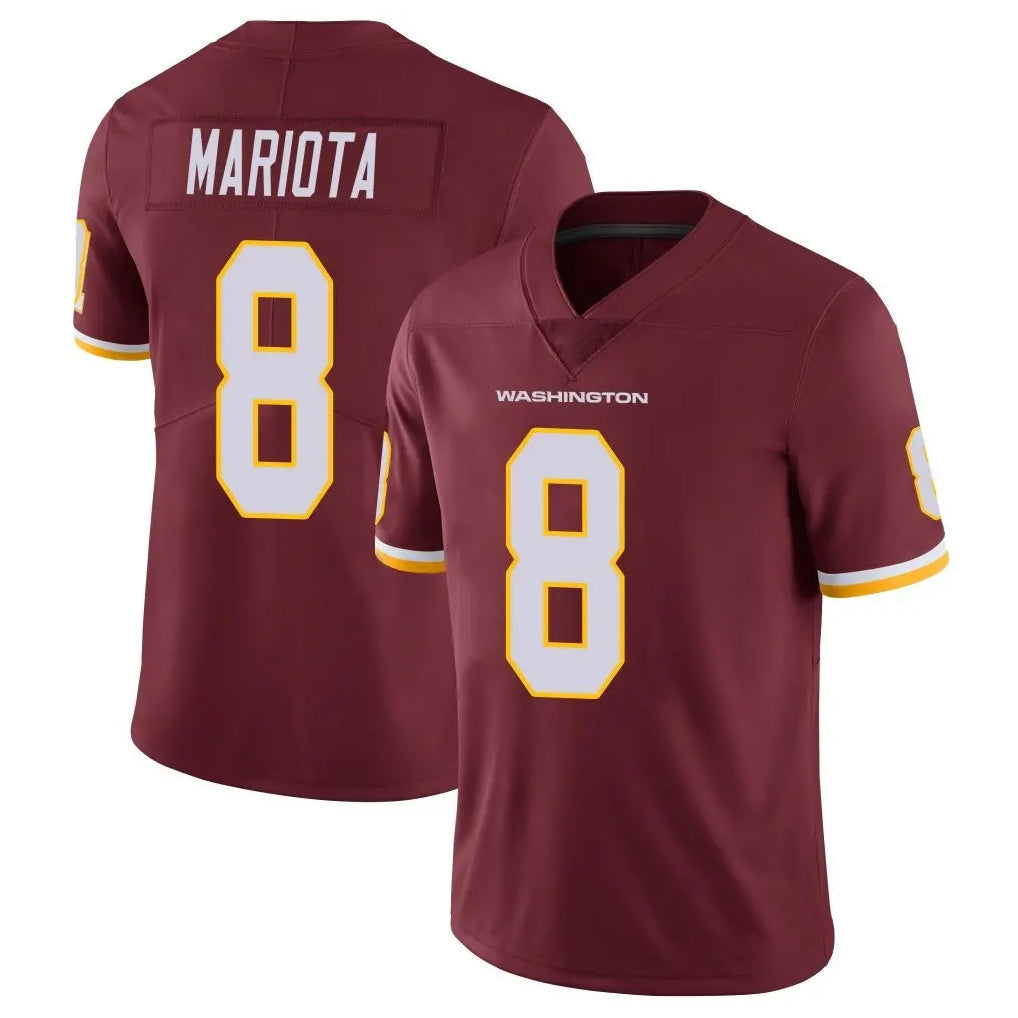 W.Commanders #8 Marcus Mariota Player Burgundy Vapor Limited Football Jerseys football jersey product view 1