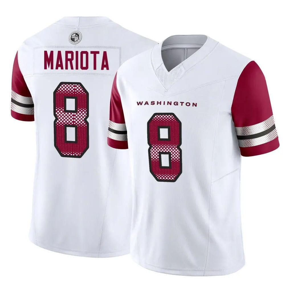 W.Commanders #8 Marcus Mariota Player White Vapor F.U.S.E. Limited Football Jerseys football jersey product view 1