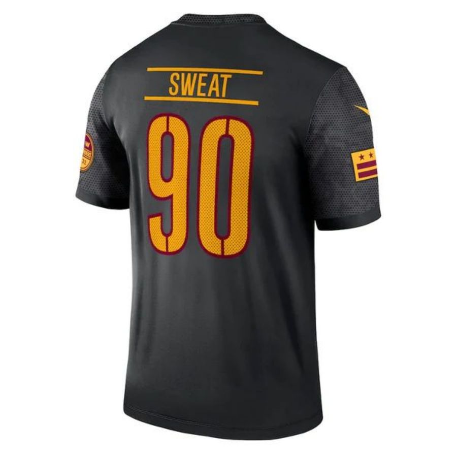 W.Commanders #90 Montez Sweat Black Alternate Legend Jersey Stitched American Football Jerseys football jersey product view 1