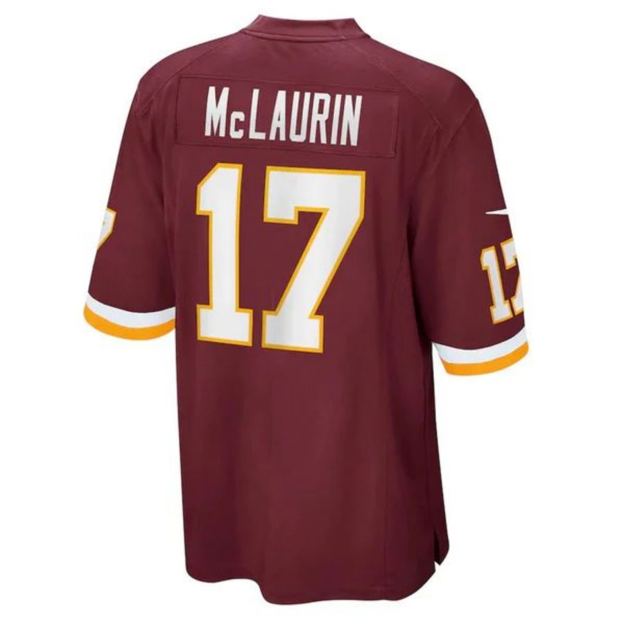 W.Commanders #17 Terry McLaurin Burgundy Player Game Football Jerseys football jersey product view 1