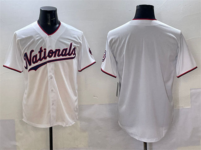 Washington Nationals Blank White Limited Stitched Baseball Jersey baseball jersey product view 1