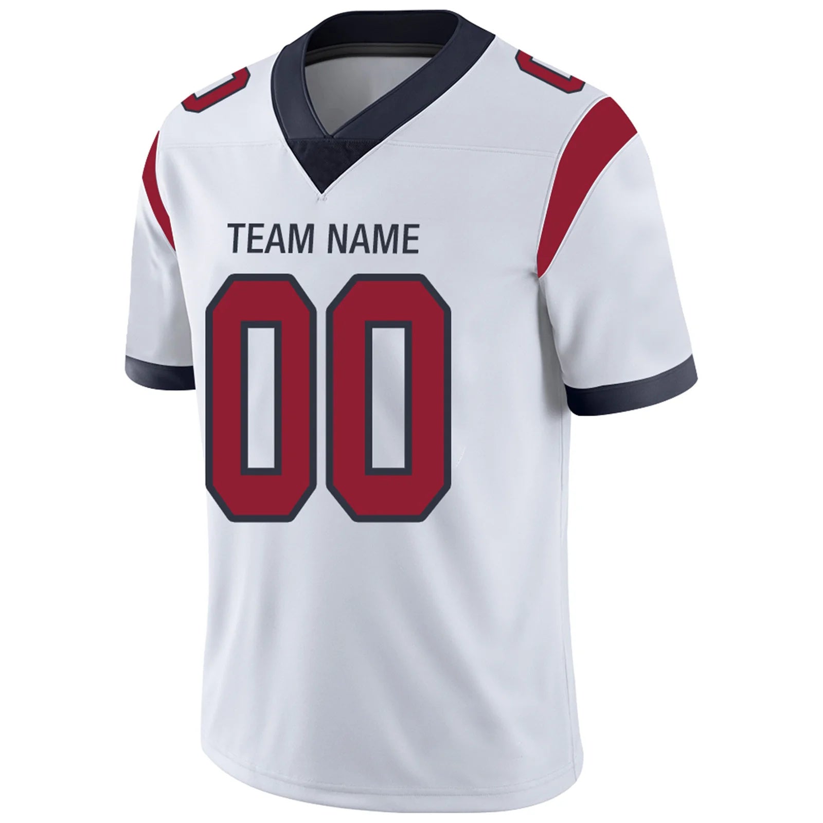 Custom H.Texans White Personalized Design Your Own Name and Number for Men Women Youth Jerseys football jersey product view 3