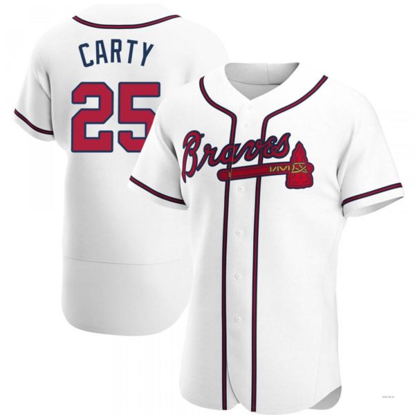 Atlanta Braves #25 Rico Carty White Home Jersey Stitches Baseball Jerseys baseball jersey product view 1