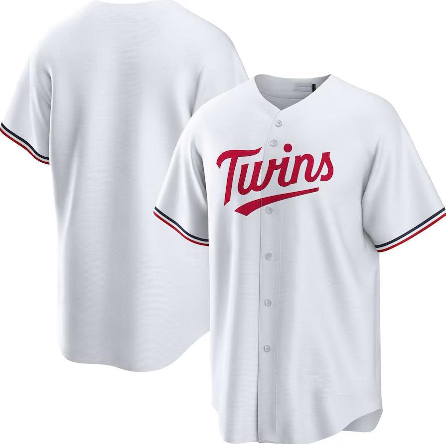 Minnesota Twins White Alternate Replica Team Jersey Baseball Jerseys baseball jersey product view 1