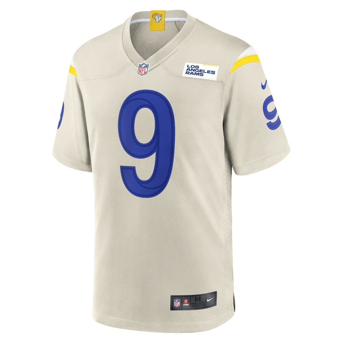 Matthew Stafford Los Angeles Rams Nike Game Jersey - Bone football jersey product view 2