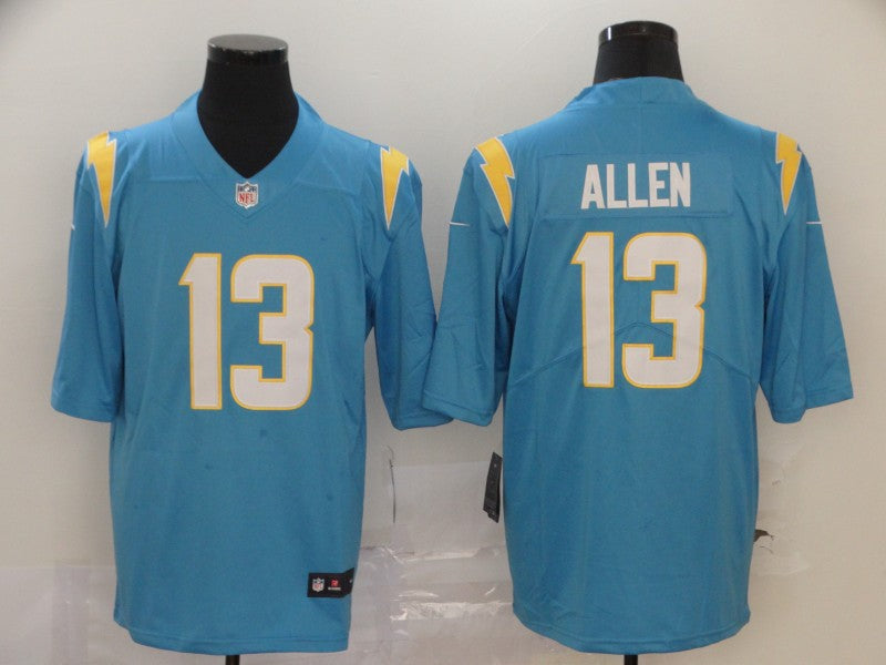 Men's Los Angeles Chargers Keenan Allen #13 Powder Blue Player Game Jersey1 football jersey product view 1
