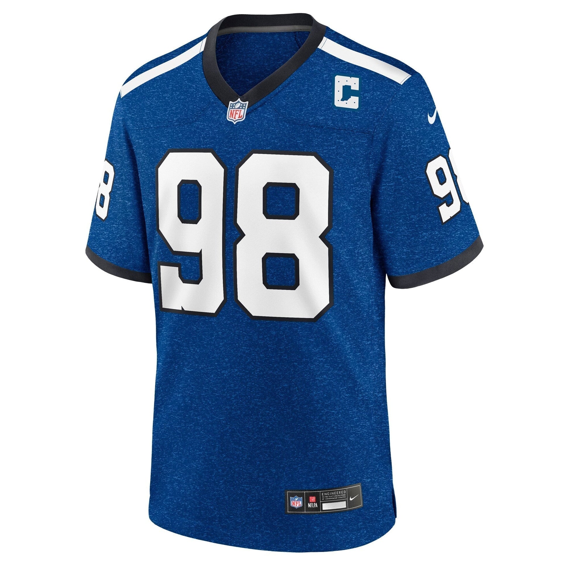 Tony Siragusa Indianapolis Colts Nike Indiana Nights Alternate Game Jersey - Royal football jersey product view 2