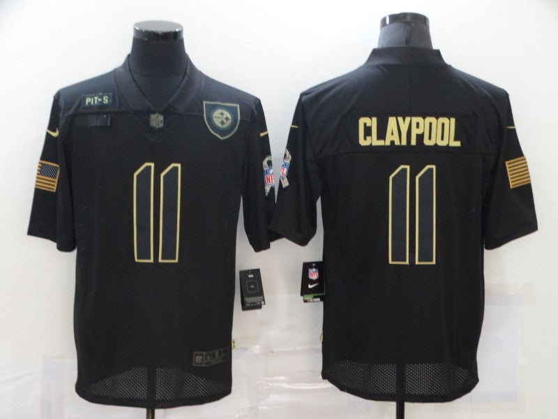 Men's Pittsburgh Steelers Chase Claypool 2020 Salute To Service Limited Jersey1 football jersey product view 1