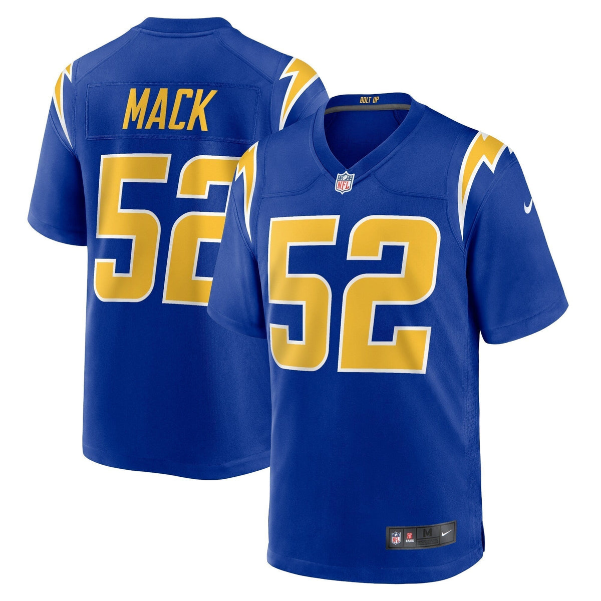 Khalil Mack Los Angeles Chargers Nike Alternate Game Jersey - Royal football jersey product view 1