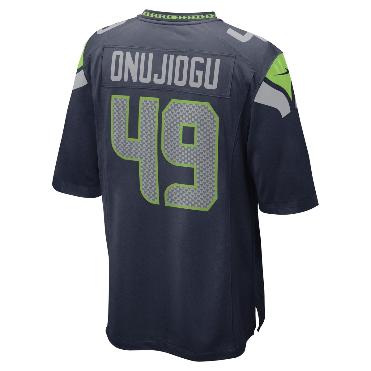 Joshua Onujiogu Seattle Seahawks Nike Game Jersey - College Navy football jersey product view 3