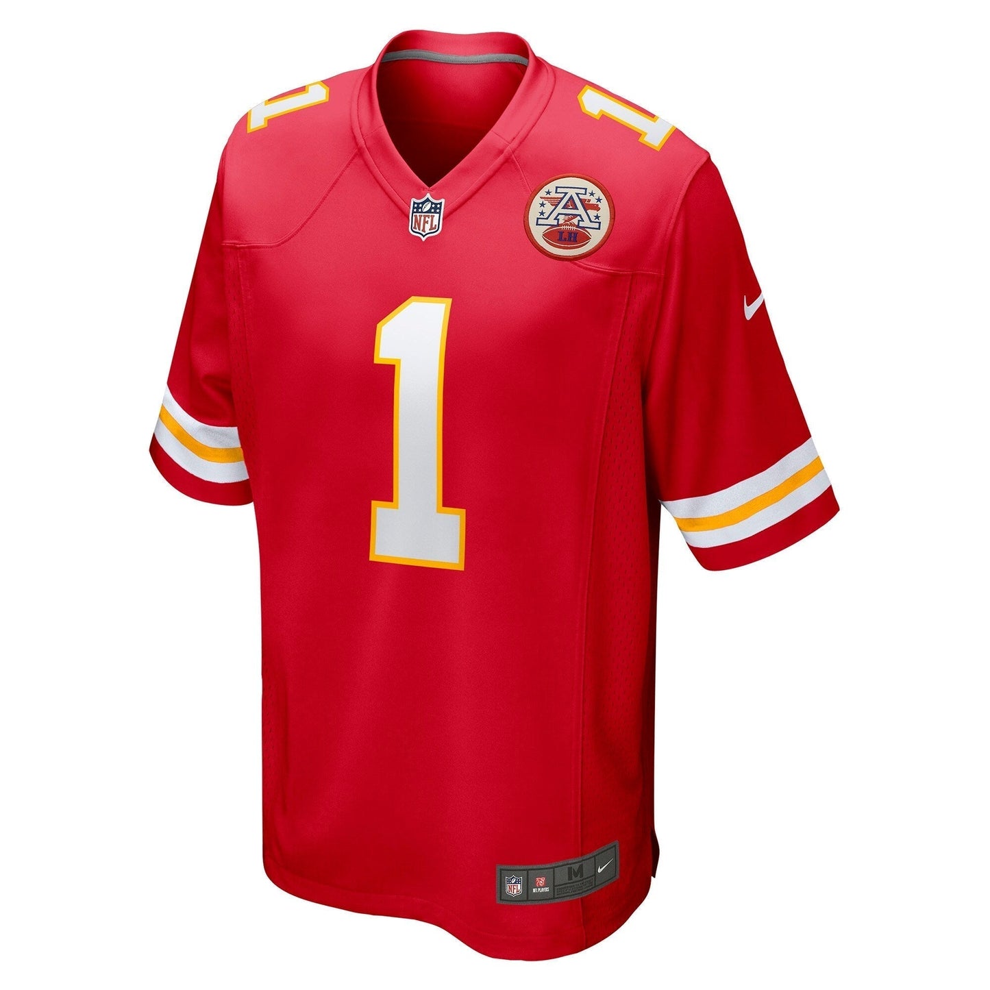Jerick McKinnon Kansas City Chiefs Nike Game Jersey - Red football jersey product view 2