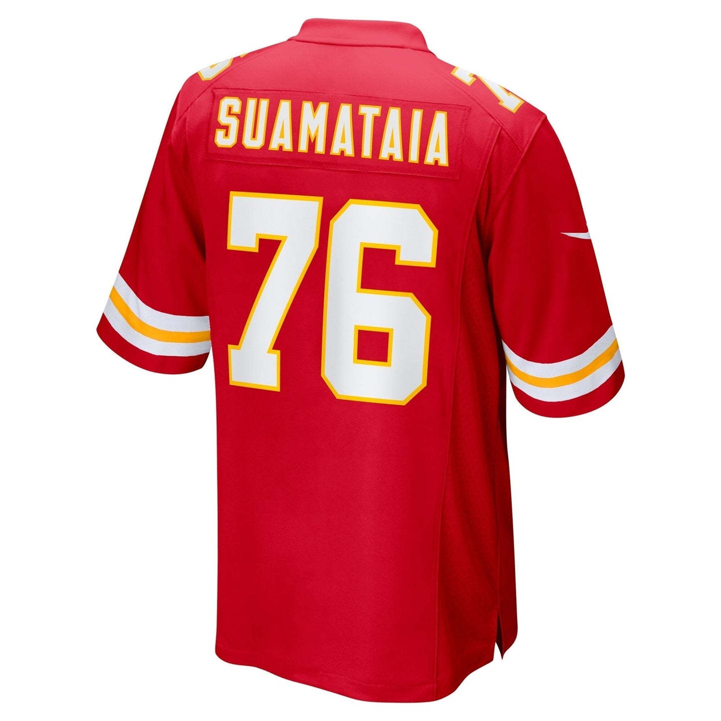 Kingsley Suamataia Kansas City Chiefs Nike Game Jersey - Red football jersey product view 3