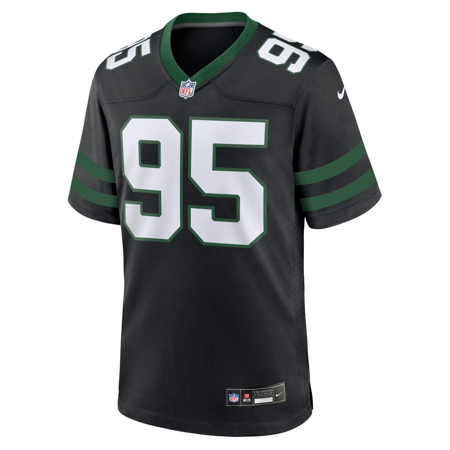 Quinnen Williams New York Jets Nike Alternate Game Jersey - Legacy Black football jersey product view 2