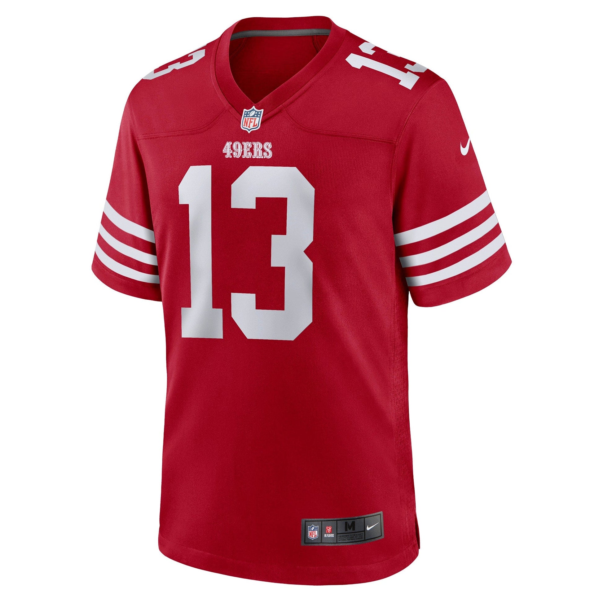 Brock Purdy San Francisco 49ers Nike Game Jersey - Scarlet football jersey product view 2