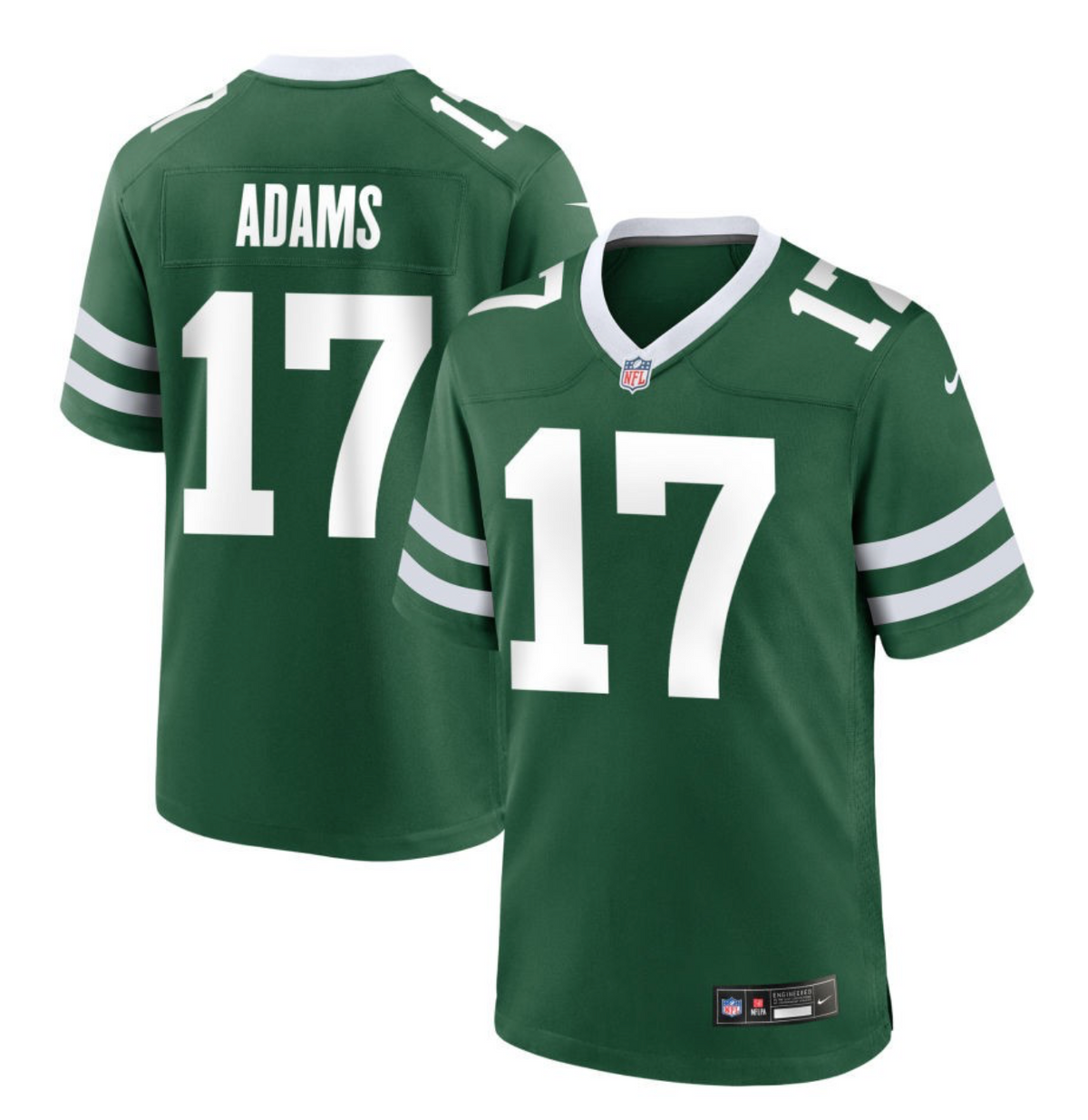Davante Adams New York Jets 2024 Jersey football jersey product view 1