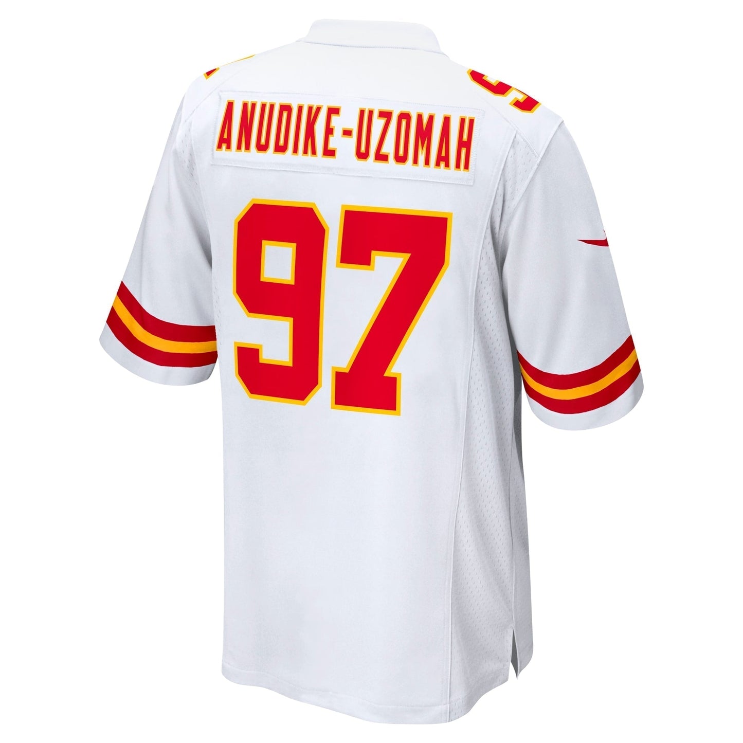 Felix Anudike-Uzomah Kansas City Chiefs Nike Team Game Jersey - White football jersey product view 3