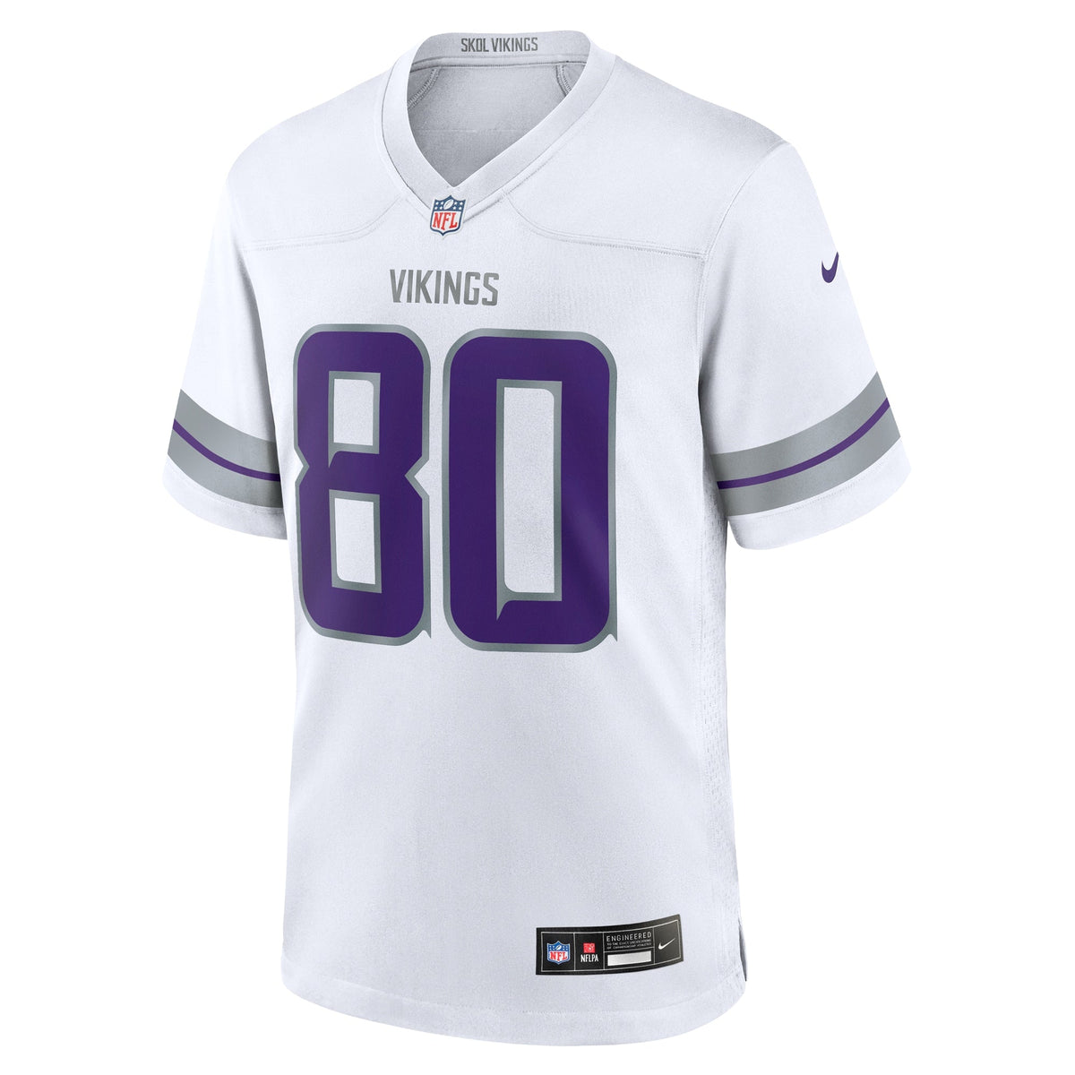 Cris Carter Minnesota Vikings Nike Alternate Retired Game Jersey - White football jersey product view 2