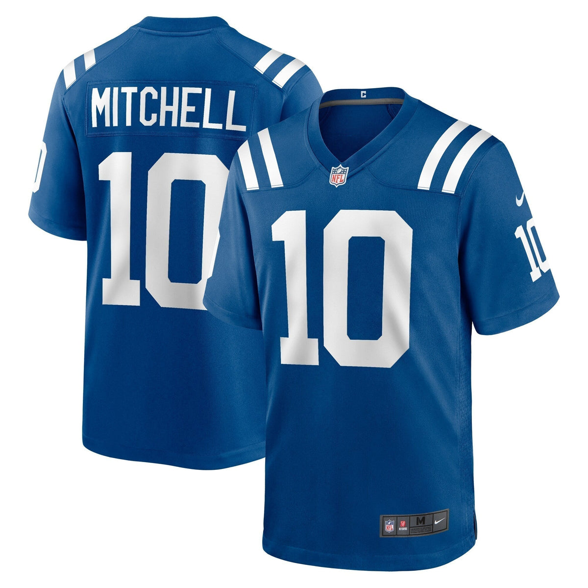 Adonai Mitchell Indianapolis Colts Nike 2024 NFL Draft Game Jersey - Royal football jersey product view 1