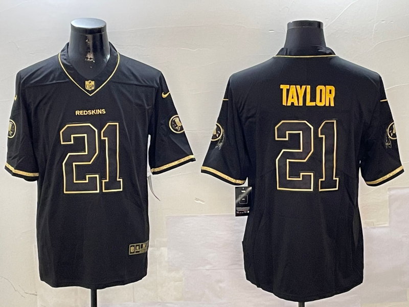 Men's Washington Commanders Sean Taylor #21 Black Game Jersey1 football jersey product view 1