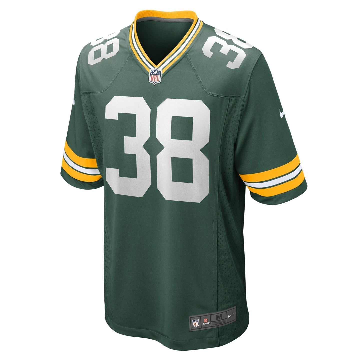 Innis Gaines Green Bay Packers Nike Game Jersey - Green football jersey product view 2
