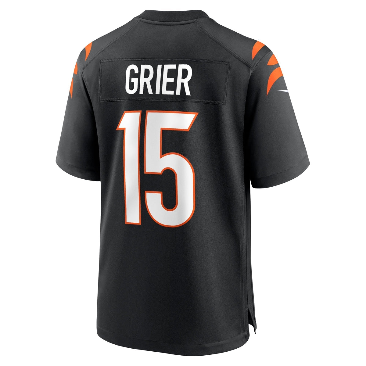 Will Grier Cincinnati Bengals Nike Team Game Jersey - Black football jersey product view 3