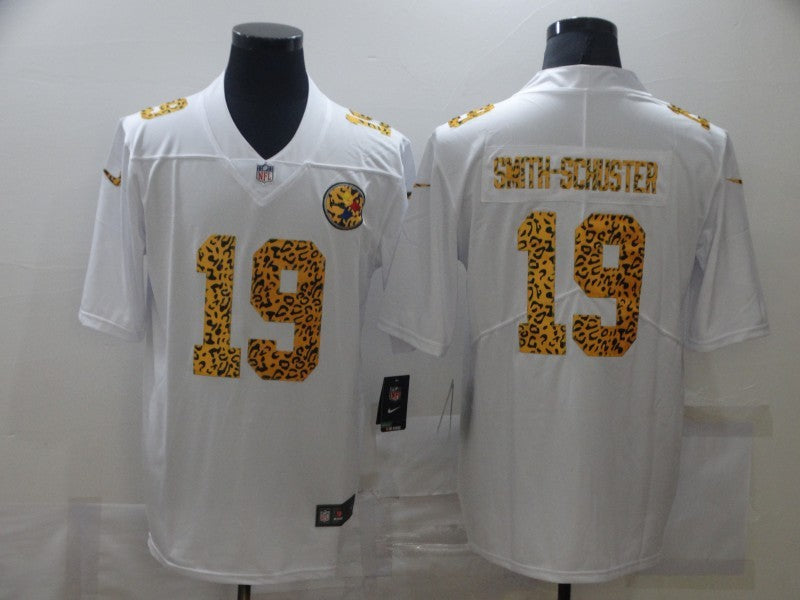 Men's Pittsburgh Steelers JuJu Smith-Schuster #19 White Game Player Jersey1 football jersey product view 1