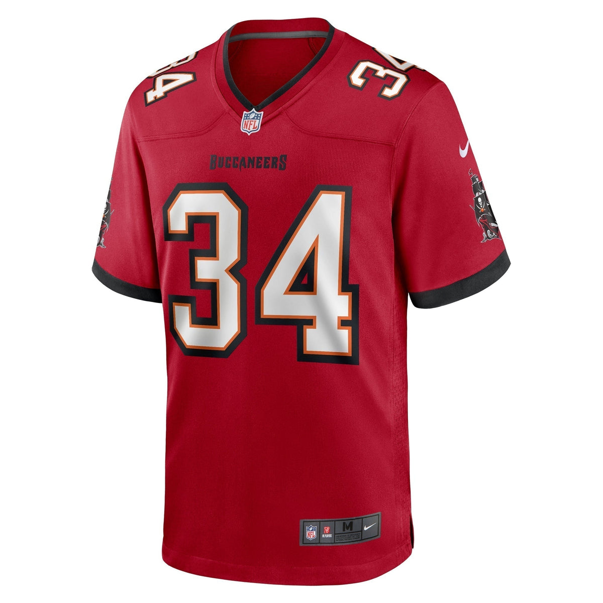 Quandre Mosely Tampa Bay Buccaneers Nike Game Jersey - Red football jersey product view 2
