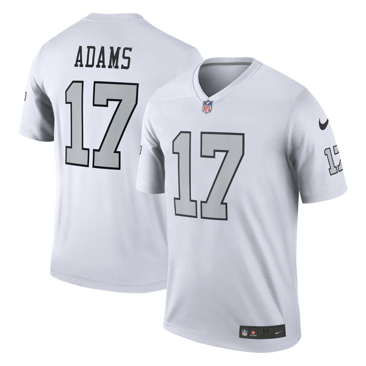 Davante Adams Las Vegas Raiders Nike Alternate Legend Jersey - White football jersey product view 1