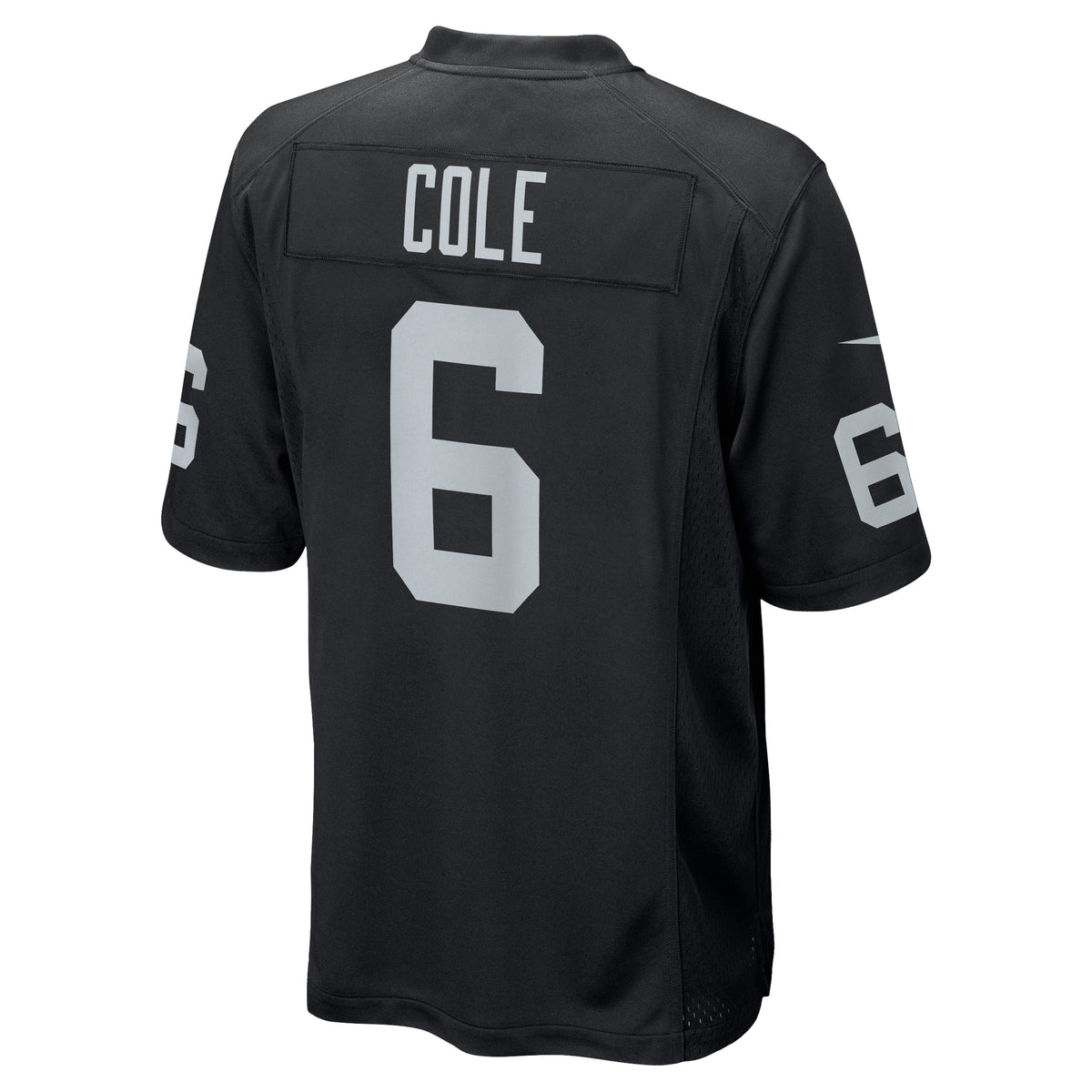 AJ Cole Las Vegas Raiders Nike Game Jersey - Black football jersey product view 3