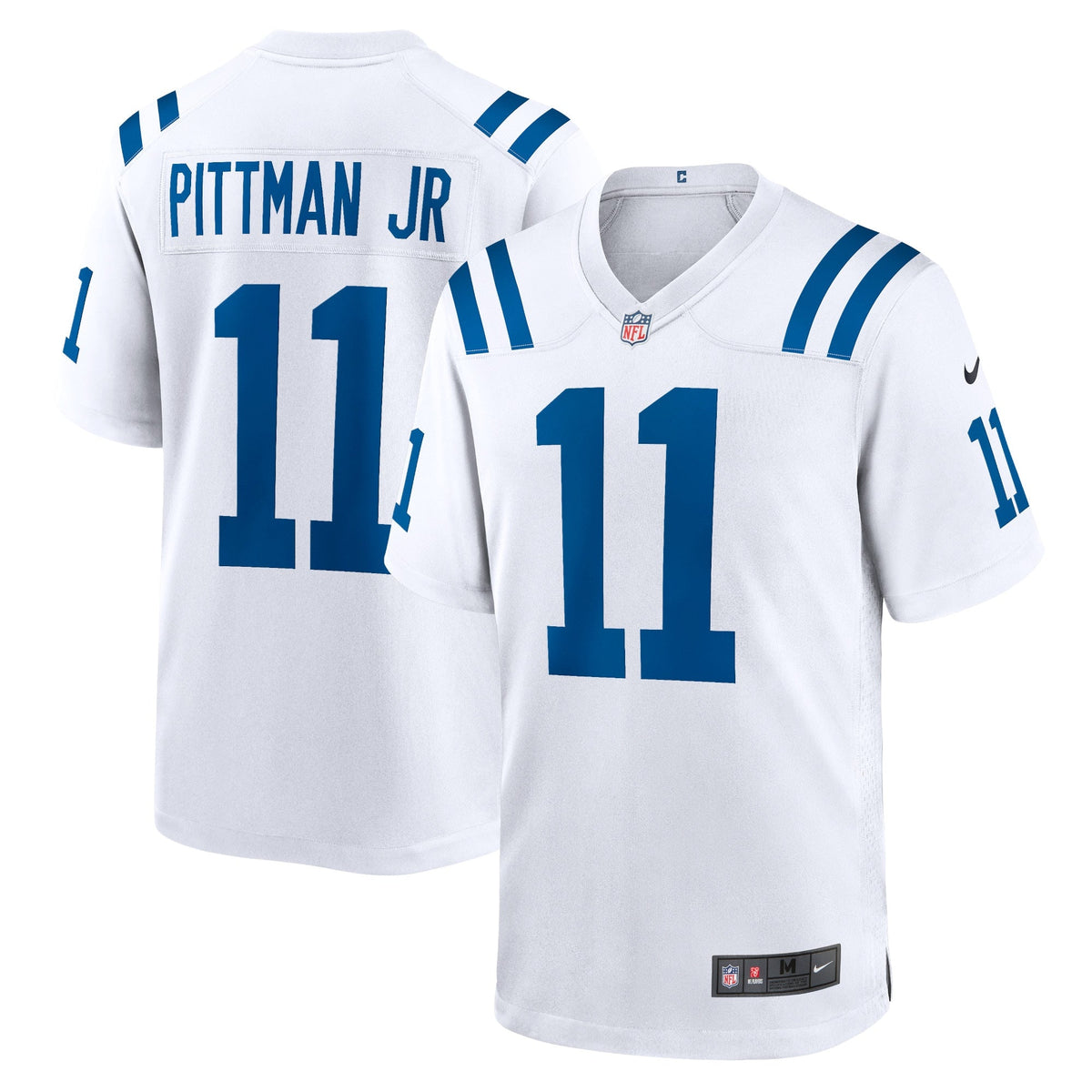 Michael Pittman Jr. Indianapolis Colts Nike Game Jersey - White football jersey product view 1