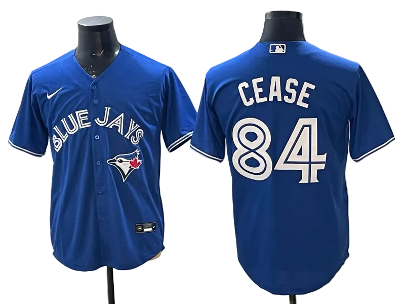 Dylan Cease Toronto Blue Jays Alternate Jersey - Rush Blue baseball jersey product view 1