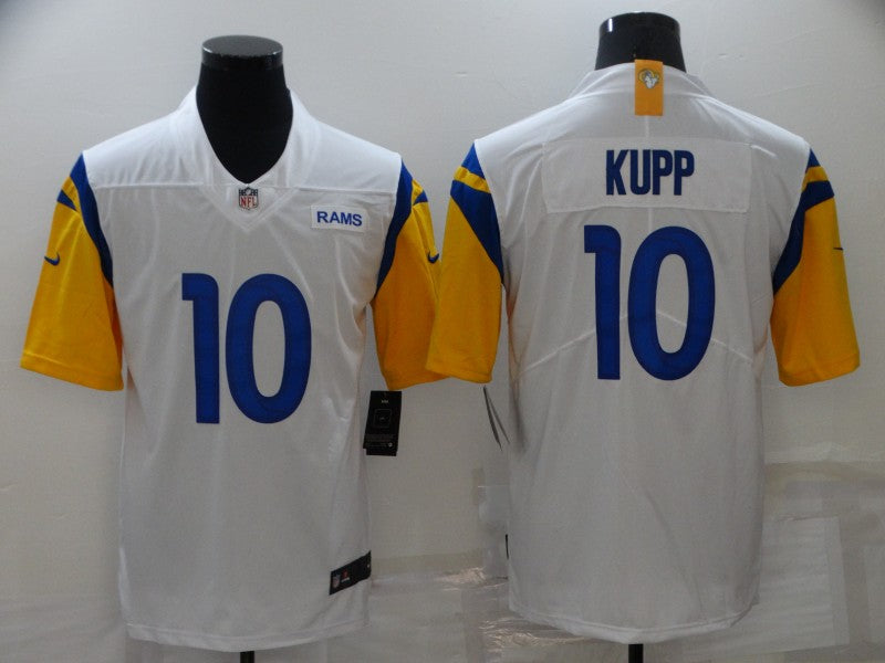 Men's Los Angeles Rams Cooper Kupp #10 White Legend Jersey1 football jersey product view 1