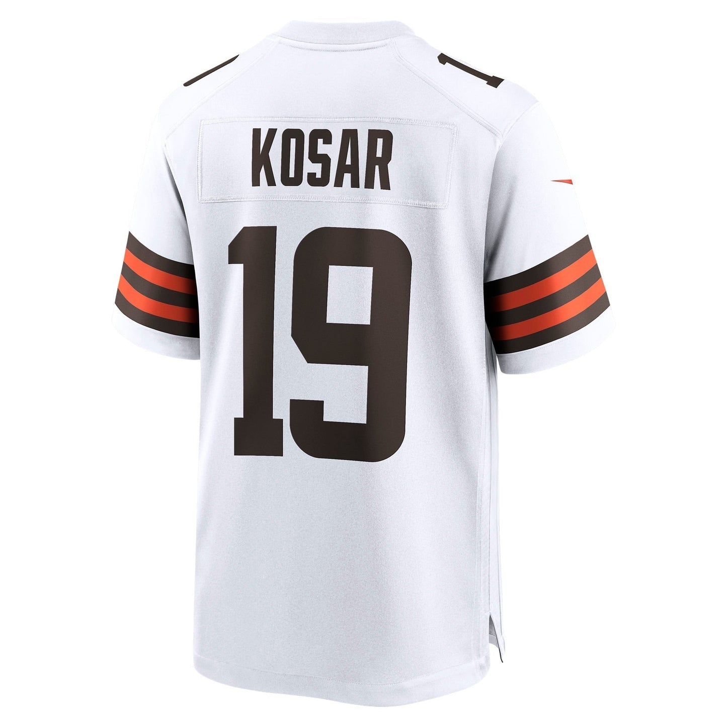 Bernie Kosar Cleveland Browns Nike Retired Game Jersey - White football jersey product view 3