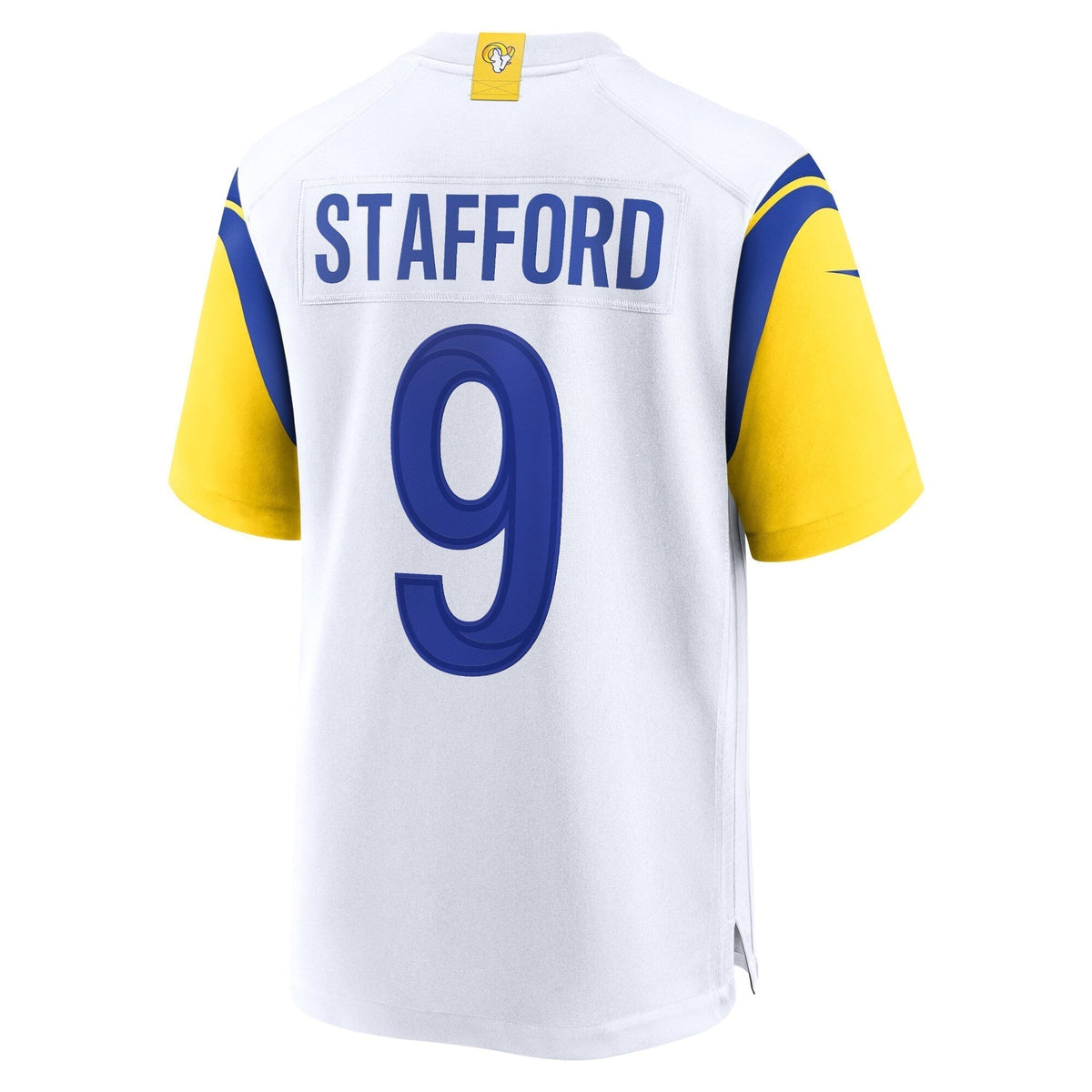Matthew Stafford Los Angeles Rams Nike Alternate Game Jersey - White football jersey product view 3