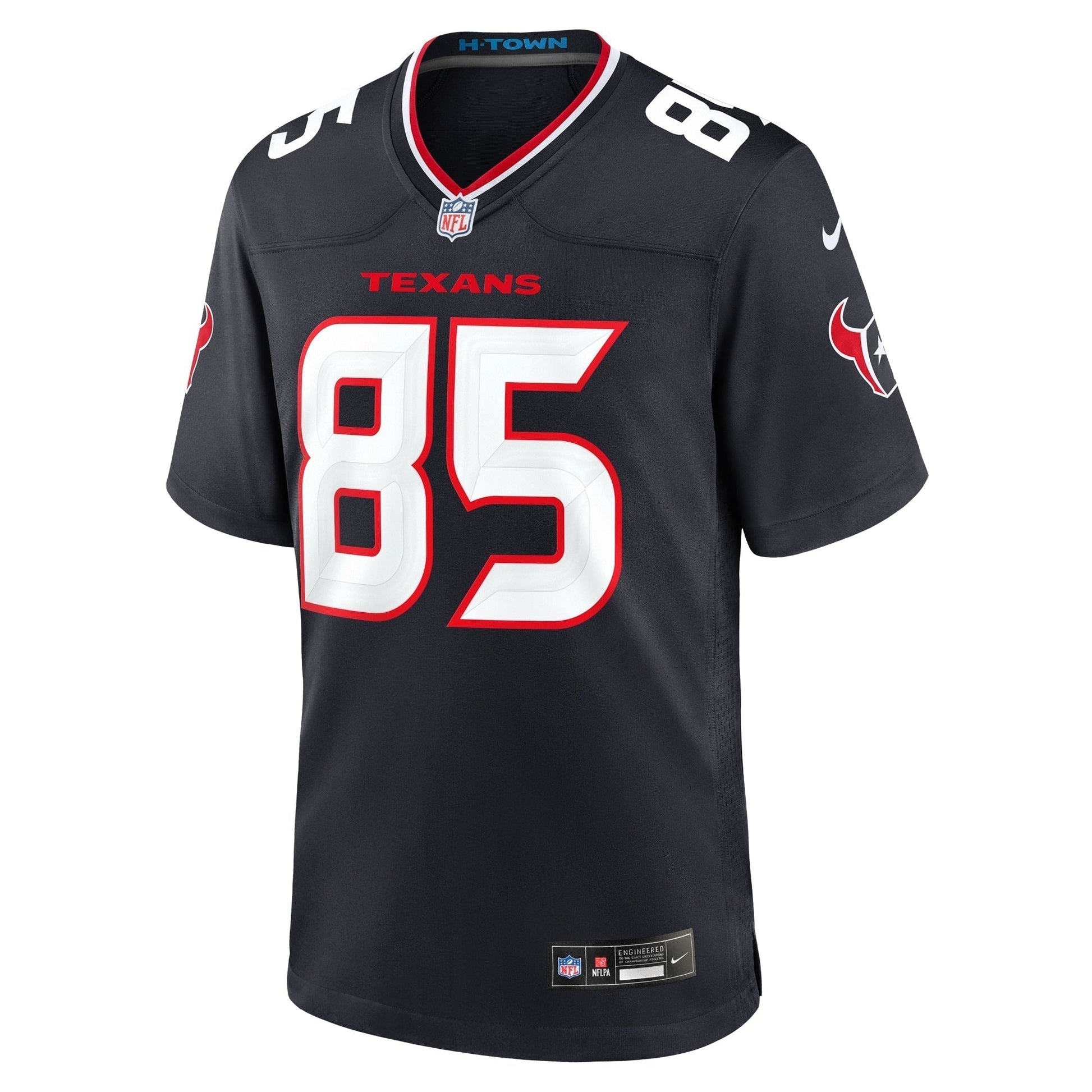 Noah Brown Houston Texans Nike Team Game Jersey - Navy football jersey product view 2