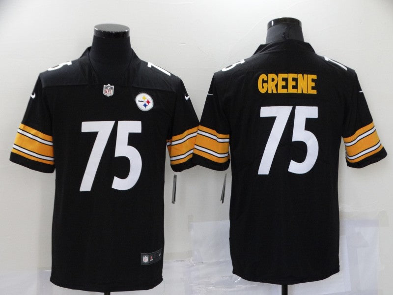 Men's Pittsburgh Steelers Joe Greene #75 Black Game Jersey1 football jersey product view 1