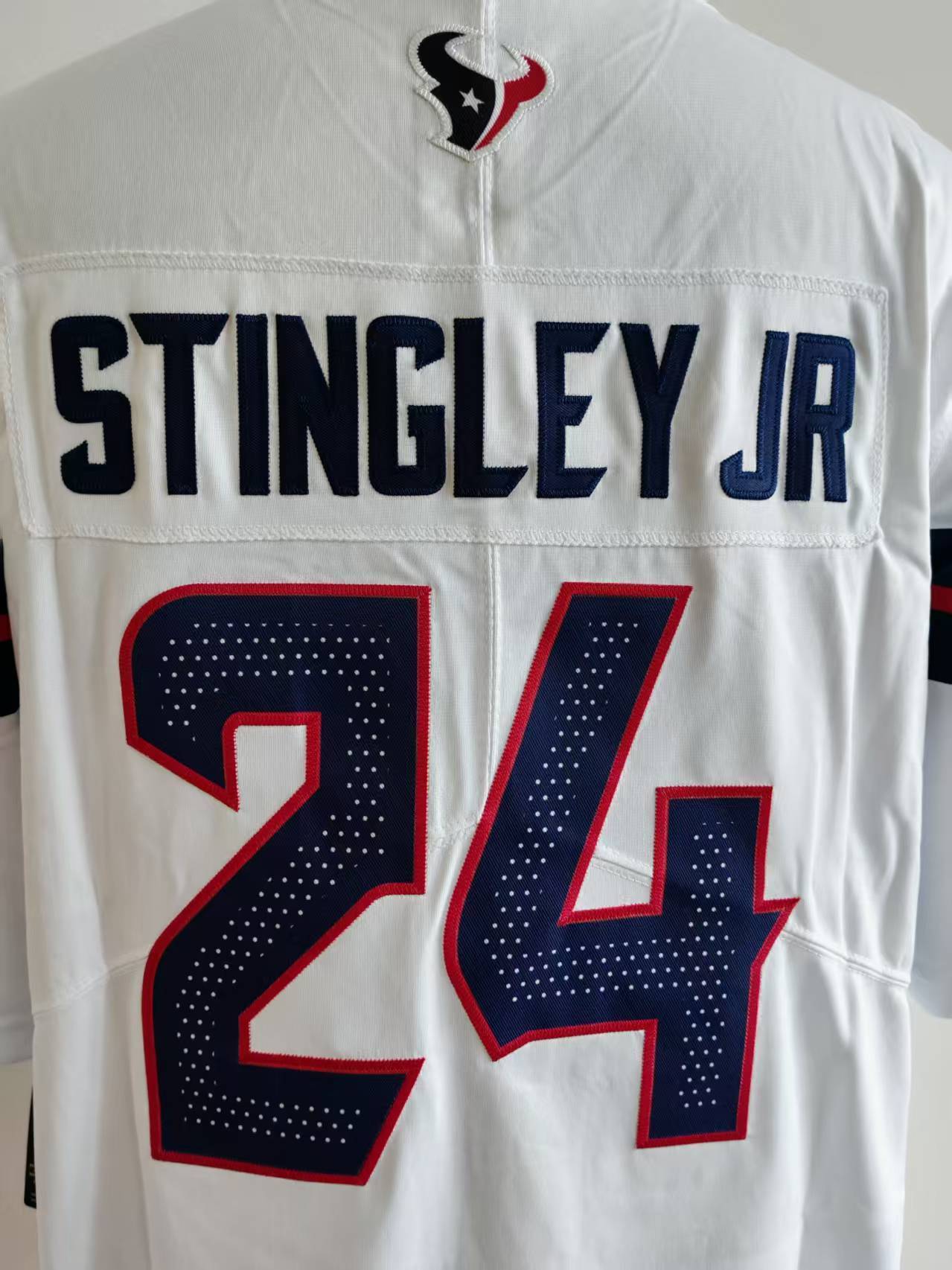 Men's Houston Texans Derek Stingley Jr. Jersey-White football jersey product view 2