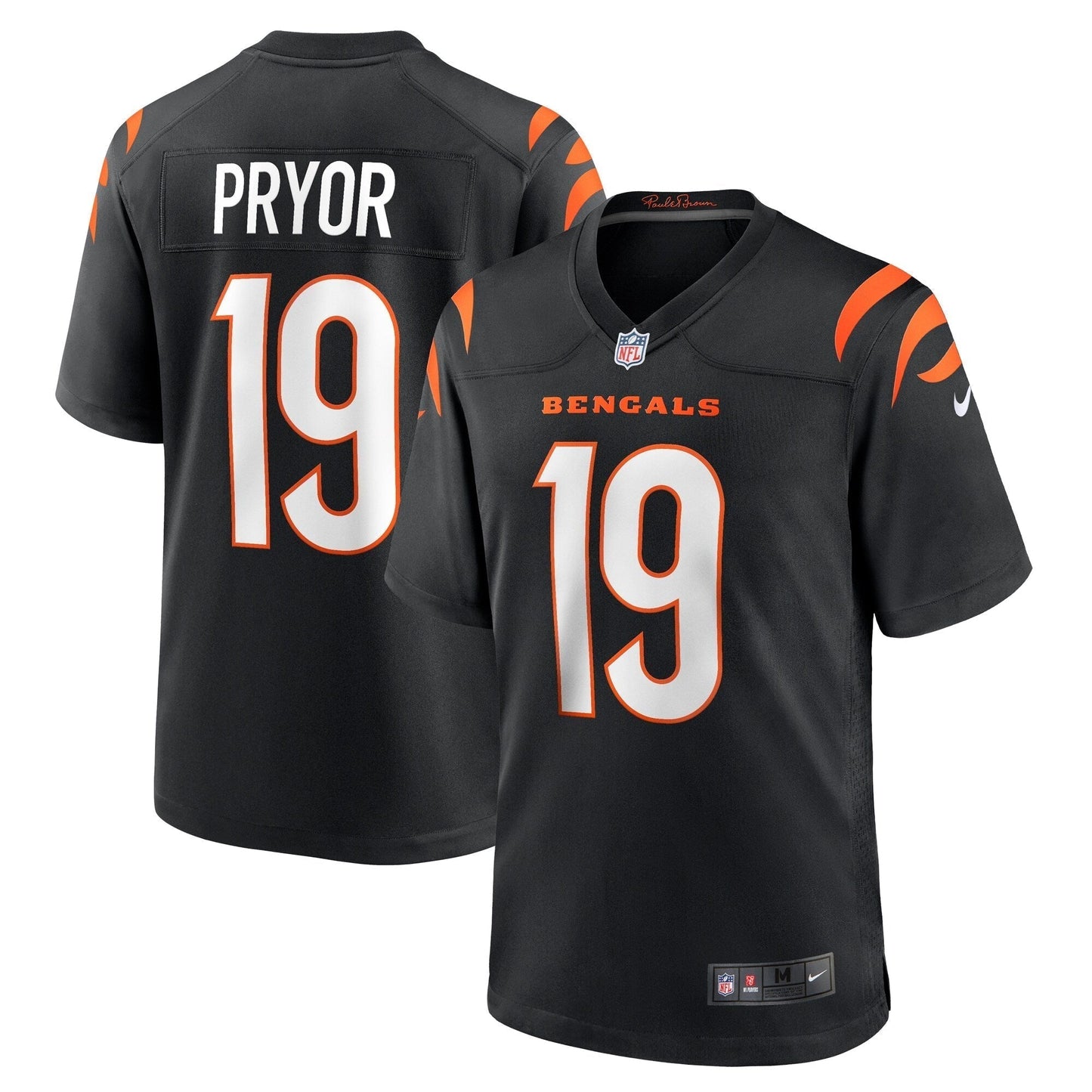 Kendric Pryor Cincinnati Bengals Nike Game Jersey - Black football jersey product view 1