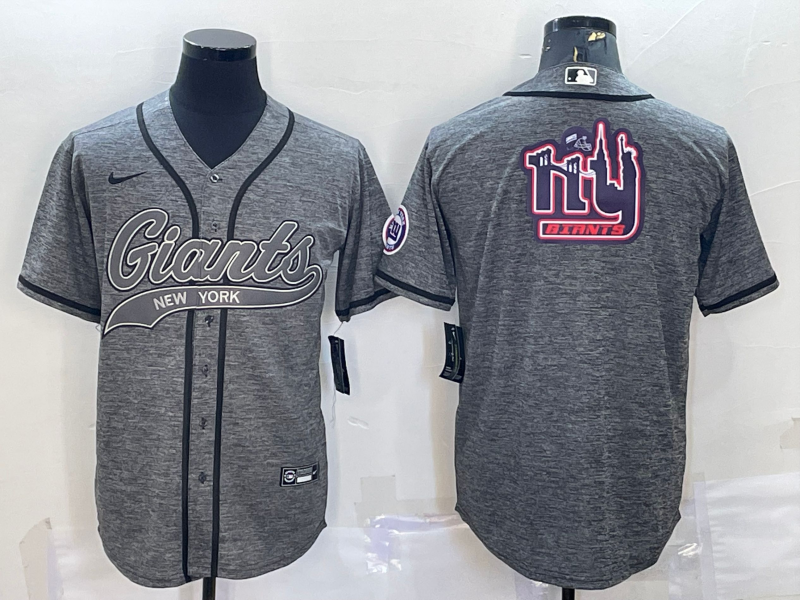 Men's New York Giants Gray Game Jersey1 football jersey product view 1