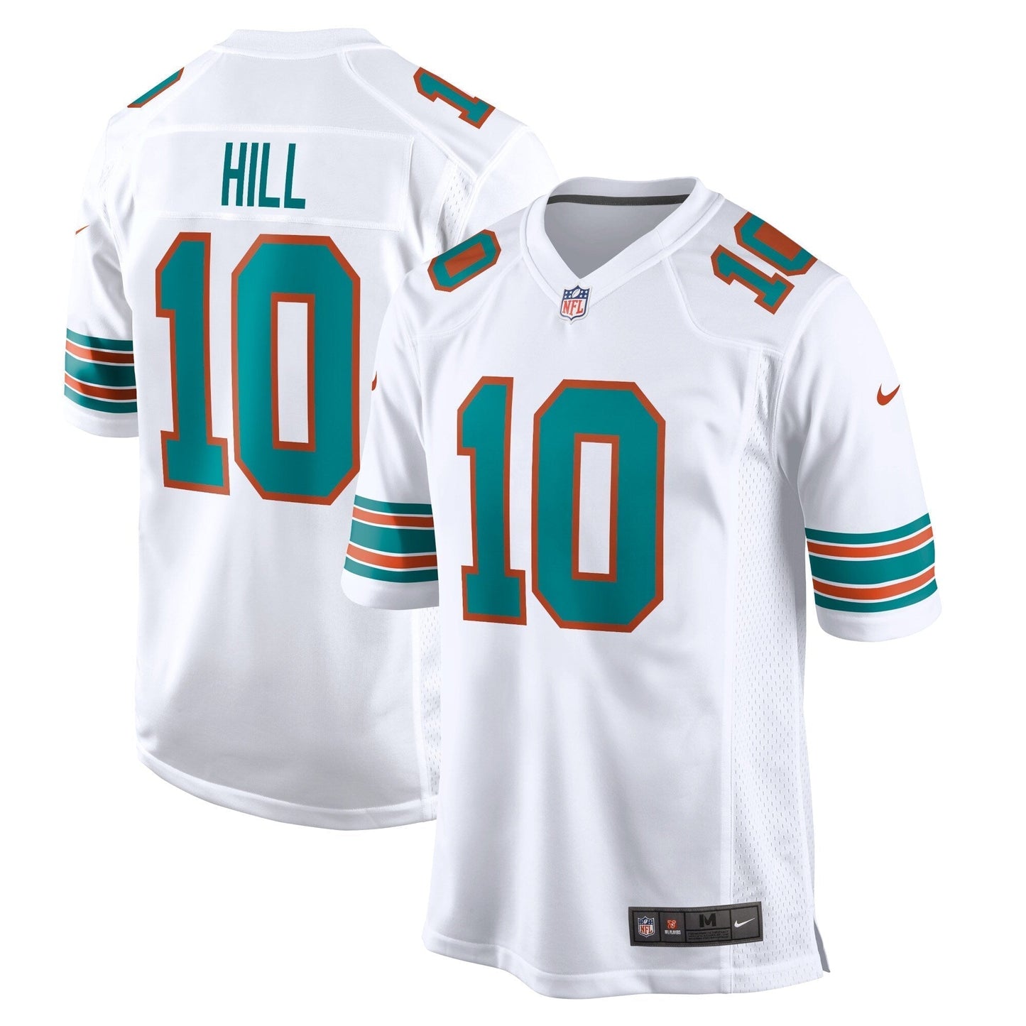 Tyreek Hill Miami Dolphins Nike Alternate Game Jersey - White football jersey product view 1