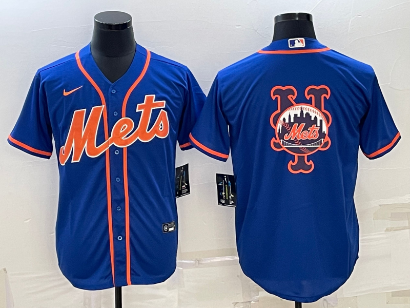 Men's New York Mets Royal Alternate Replica Player Jersey1 baseball jersey product view 1