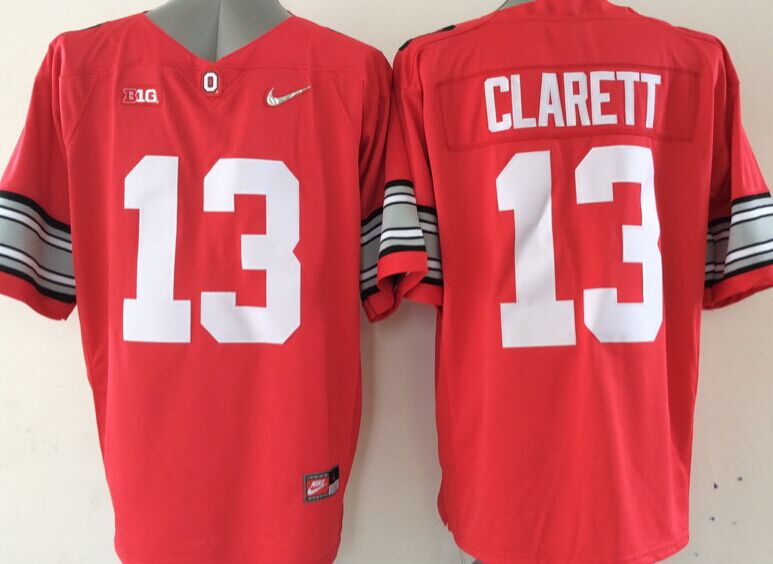 Men's Ohio State Buckeyes Maurice Clarett #13 Scarlet Player Game Jersey sports jersey product view 1