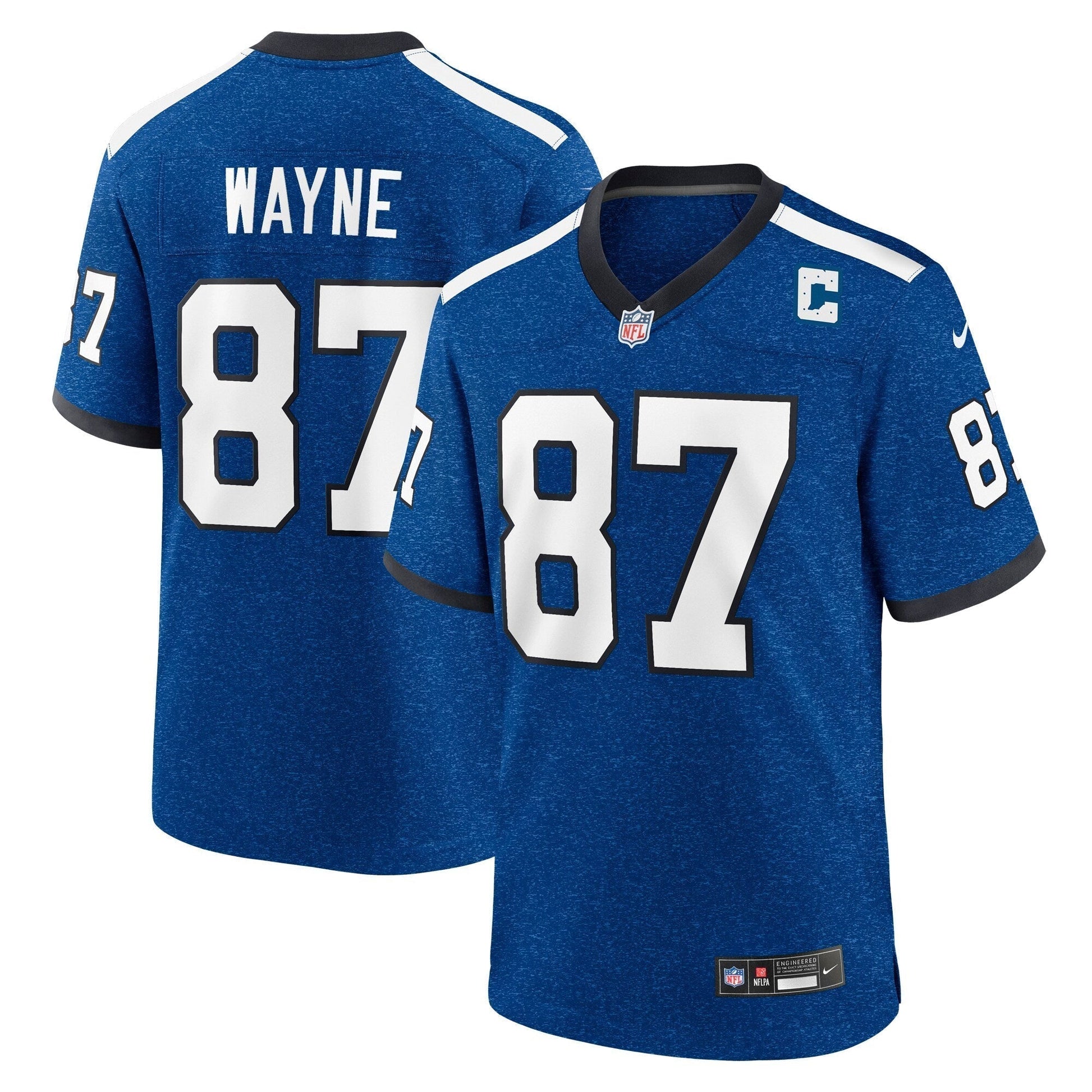Reggie Wayne Indianapolis Colts Nike Indiana Nights Alternate Game Jersey - Royal football jersey product view 1